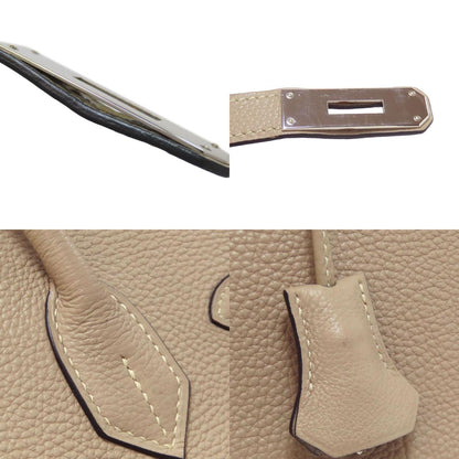 HERMES エルメス バーキン30 シルバー金具 ハンドバッグ トゴ レディース 中古