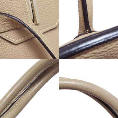 HERMES エルメス バーキン30 シルバー金具 ハンドバッグ トゴ レディース 中古