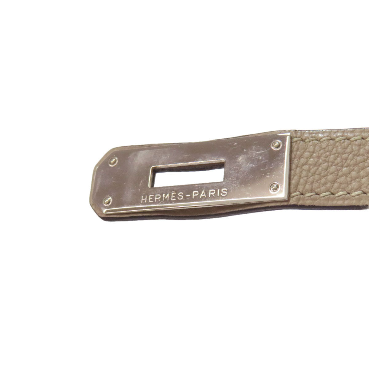 HERMES エルメス バーキン30 シルバー金具 ハンドバッグ トゴ レディース 中古