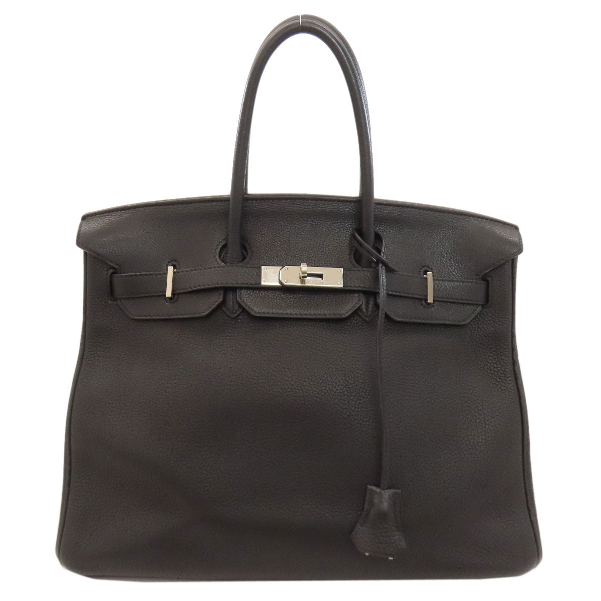 HERMES エルメス バーキン35 シルバー金具 ハンドバッグ トゴ レディース 中古