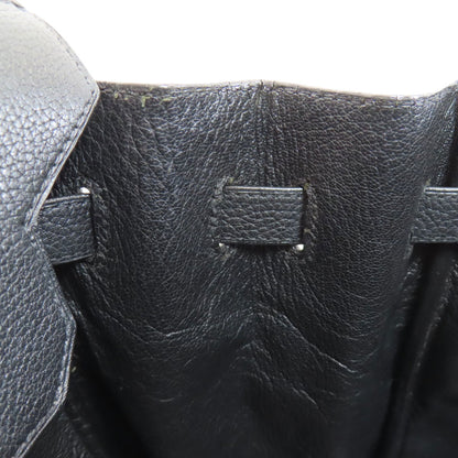 HERMES エルメス バーキン35 シルバー金具 ハンドバッグ トゴ レディース 中古