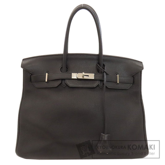 HERMES エルメス バーキン35 シルバー金具 ハンドバッグ トゴ レディース 中古