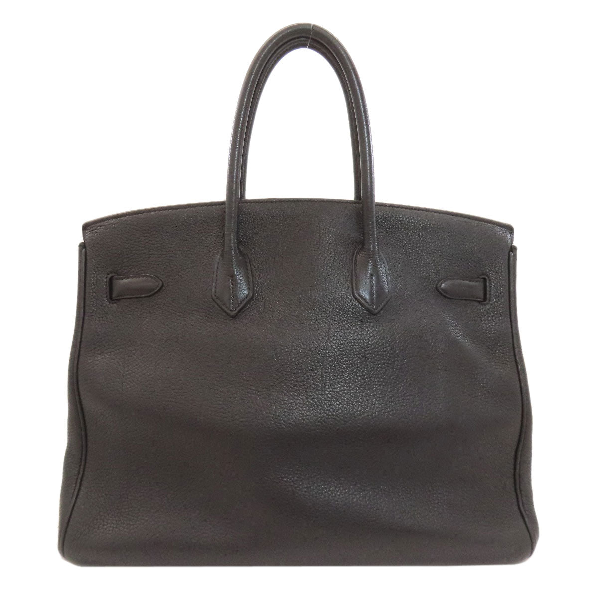 HERMES エルメス バーキン35 シルバー金具 ハンドバッグ トゴ レディース 中古