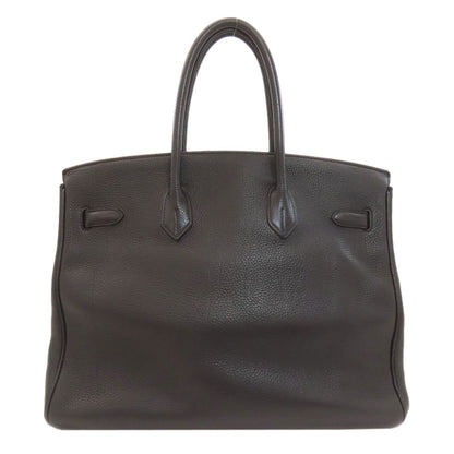 HERMES エルメス バーキン35 シルバー金具 ハンドバッグ トゴ レディース 中古