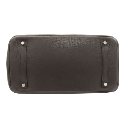 HERMES エルメス バーキン35 シルバー金具 ハンドバッグ トゴ レディース 中古