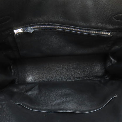 HERMES エルメス バーキン35 シルバー金具 ハンドバッグ トゴ レディース 中古