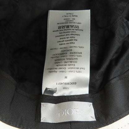 CHRISTIAN DIOR クリスチャンディオール トラヴィス・スコット カクタスジャック ディオールボブハット 帽子 キャンバス レディース 中古