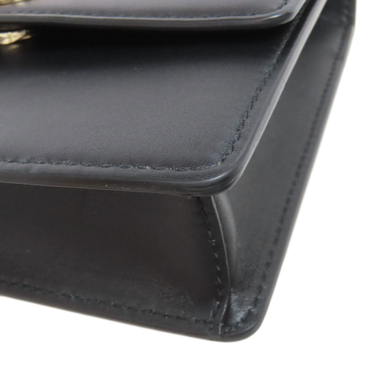 Jimmy Choo ジミーチュウ チェーンショルダー ショルダーバッグ カーフ レディース 中古