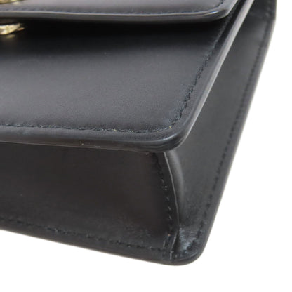 Jimmy Choo ジミーチュウ チェーンショルダー ショルダーバッグ カーフ レディース 中古