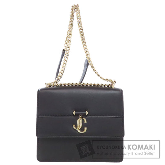 Jimmy Choo ジミーチュウ チェーンショルダー ショルダーバッグ カーフ レディース 中古