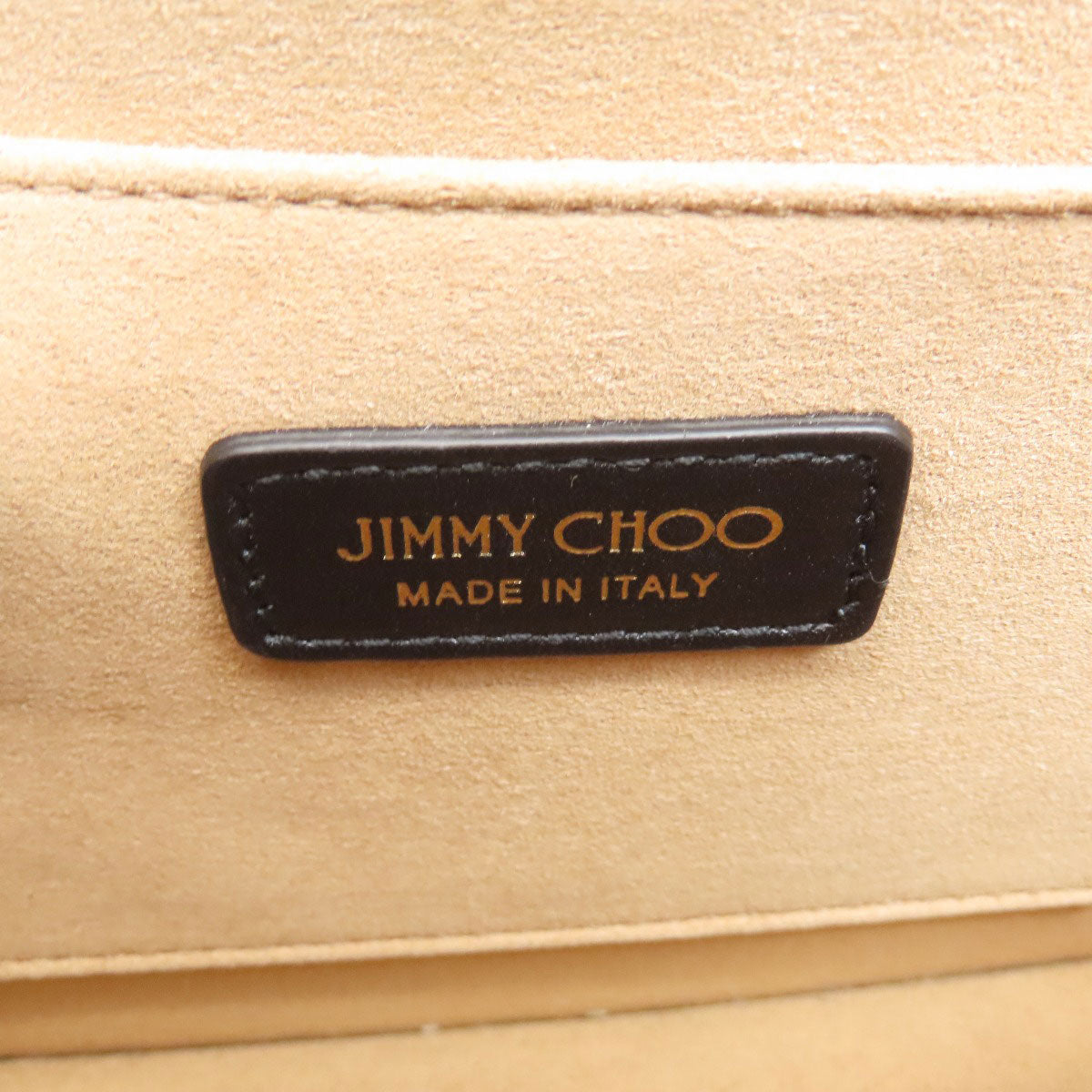 Jimmy Choo ジミーチュウ チェーンショルダー ショルダーバッグ カーフ レディース 中古