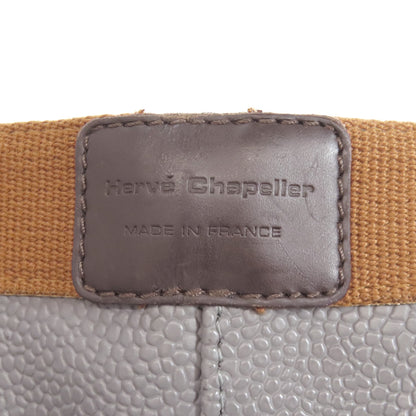 Herve Chapelier エルベ・シャプリエ ミニバッグ 舟形トート ハンドバッグ コットン レディース 中古