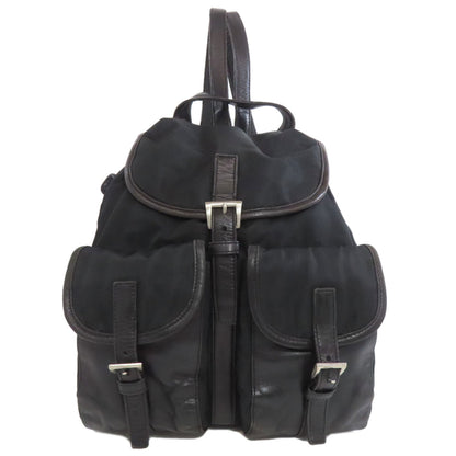 PRADA プラダ ロゴ金具 リュック・デイパック ナイロン レディース 中古