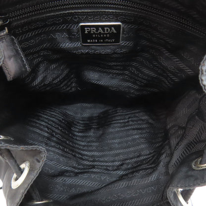 PRADA プラダ ロゴ金具 リュック・デイパック ナイロン レディース 中古