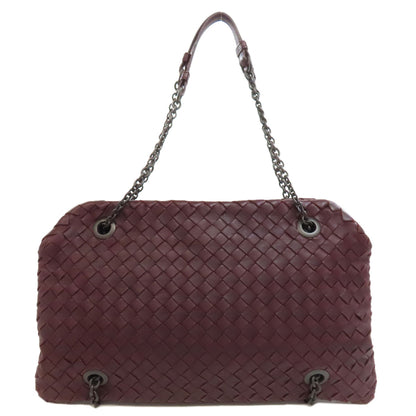 BOTTEGA VENETA ボッテガヴェネタ イントレチャート ハンドバッグ カーフ レディース 中古