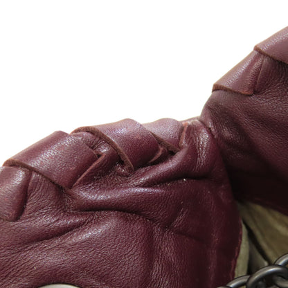 BOTTEGA VENETA ボッテガヴェネタ イントレチャート ハンドバッグ カーフ レディース 中古