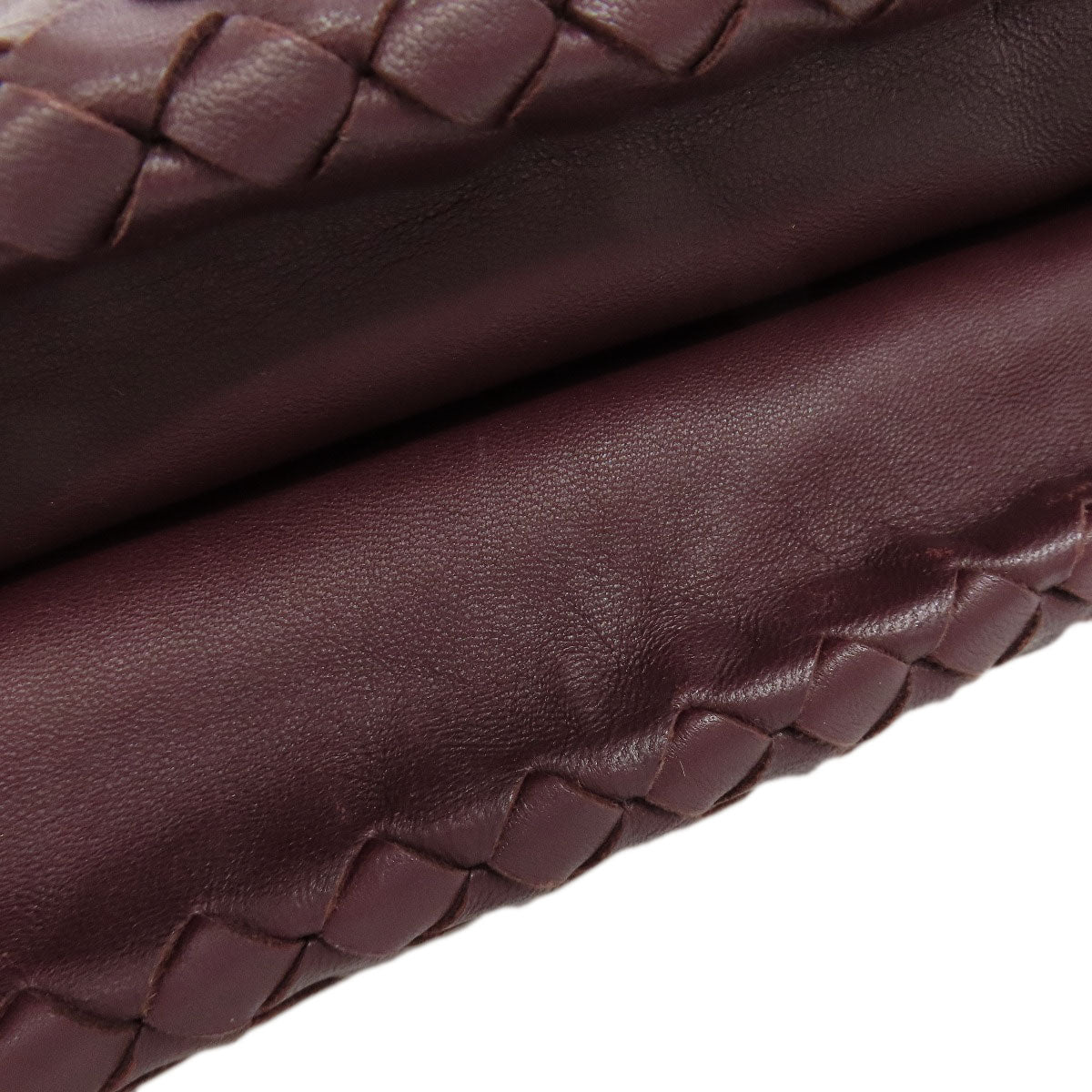 BOTTEGA VENETA ボッテガヴェネタ イントレチャート ハンドバッグ カーフ レディース 中古