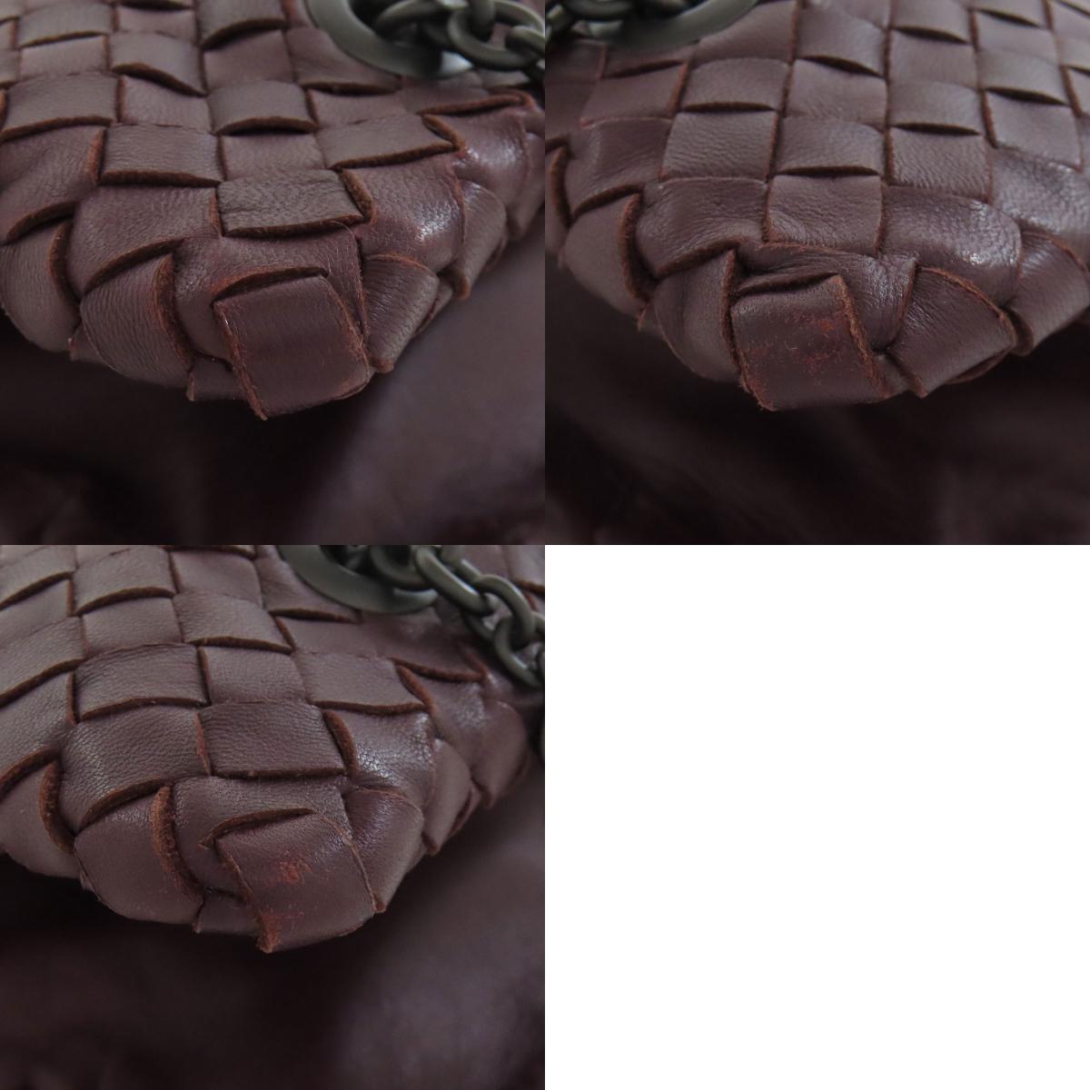 BOTTEGA VENETA ボッテガヴェネタ イントレチャート ハンドバッグ カーフ レディース 中古