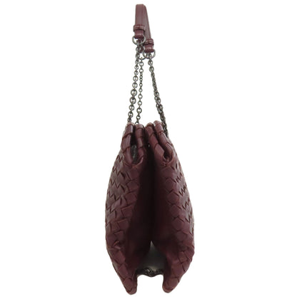 BOTTEGA VENETA ボッテガヴェネタ イントレチャート ハンドバッグ カーフ レディース 中古