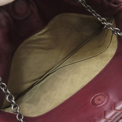 BOTTEGA VENETA ボッテガヴェネタ イントレチャート ハンドバッグ カーフ レディース 中古