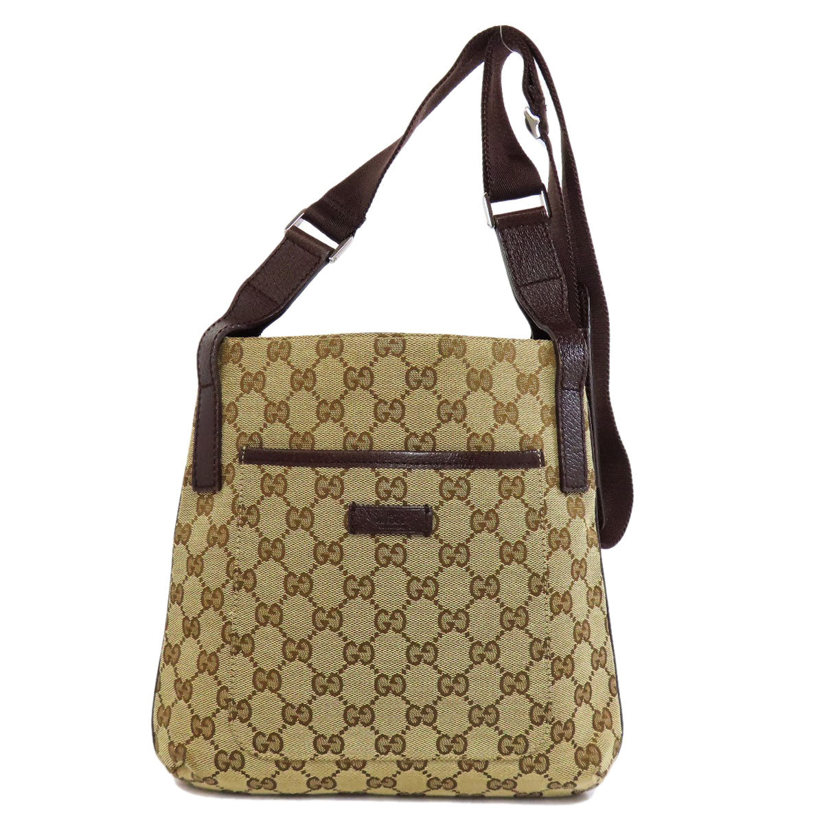 GUCCI グッチ 122798 GG ショルダーバッグ キャンバス レディース 中古