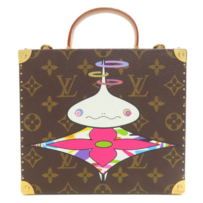 LOUIS VUITTON ルイヴィトン M92476 ジュエリーボックス 村上隆 限定200個 ハンドバッグ モノグラムキャンバス レディース 中古