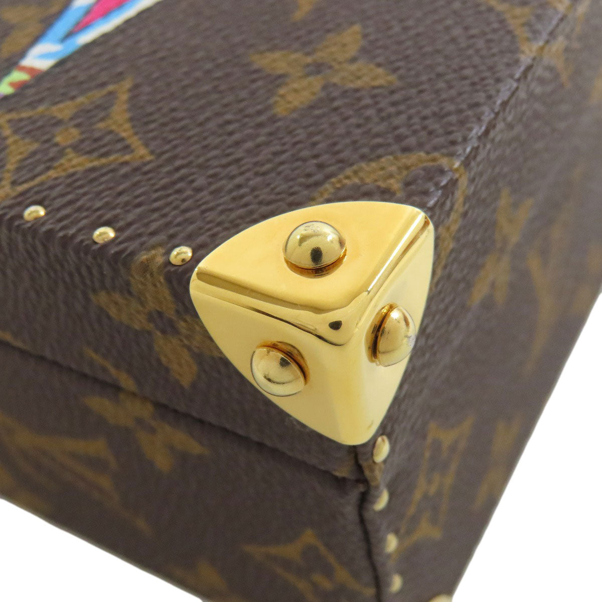 LOUIS VUITTON ルイヴィトン M92476 ジュエリーボックス 村上隆 限定200個 ハンドバッグ モノグラムキャンバス レディース 中古