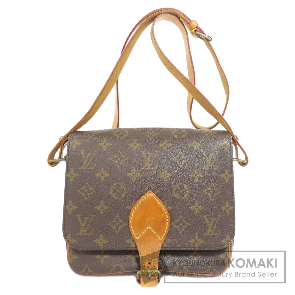 LOUIS VUITTON ルイヴィトン M51253 カルトシェール22 ショルダーバッグ モノグラムキャンバス レディース 中古