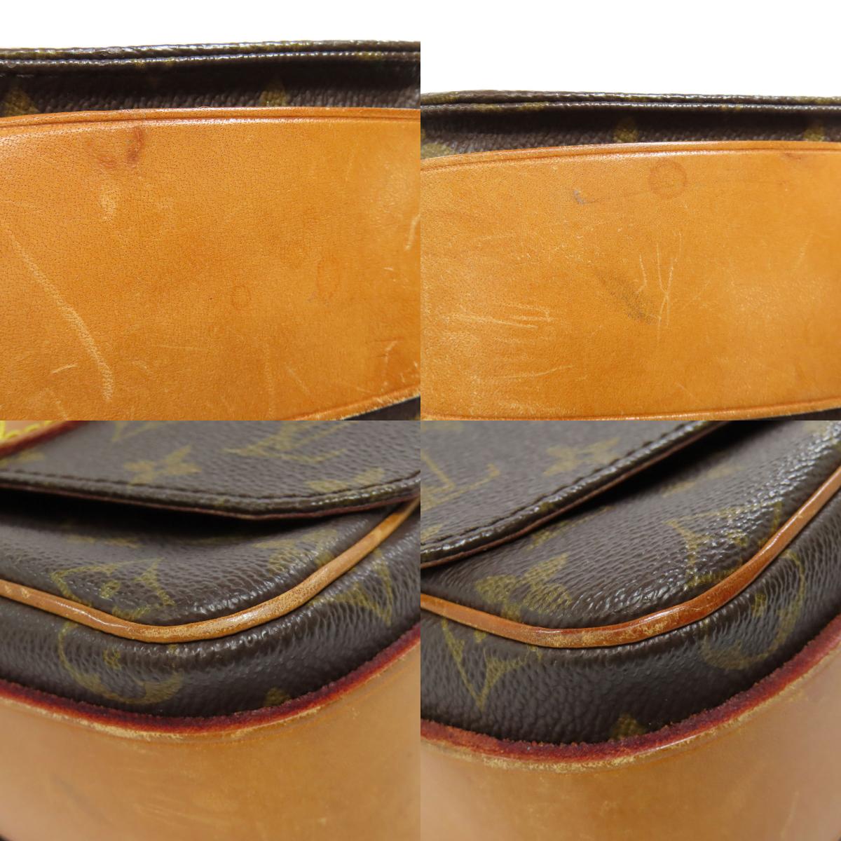 LOUIS VUITTON ルイヴィトン M51253 カルトシェール22 ショルダーバッグ モノグラムキャンバス レディース 中古