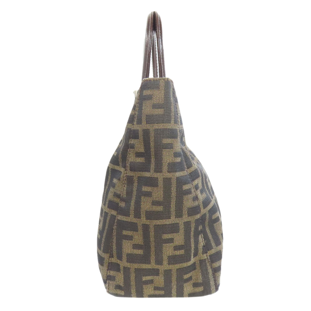 FENDI フェンディ ズッカ柄 トートバッグ キャンバス レディース 中古