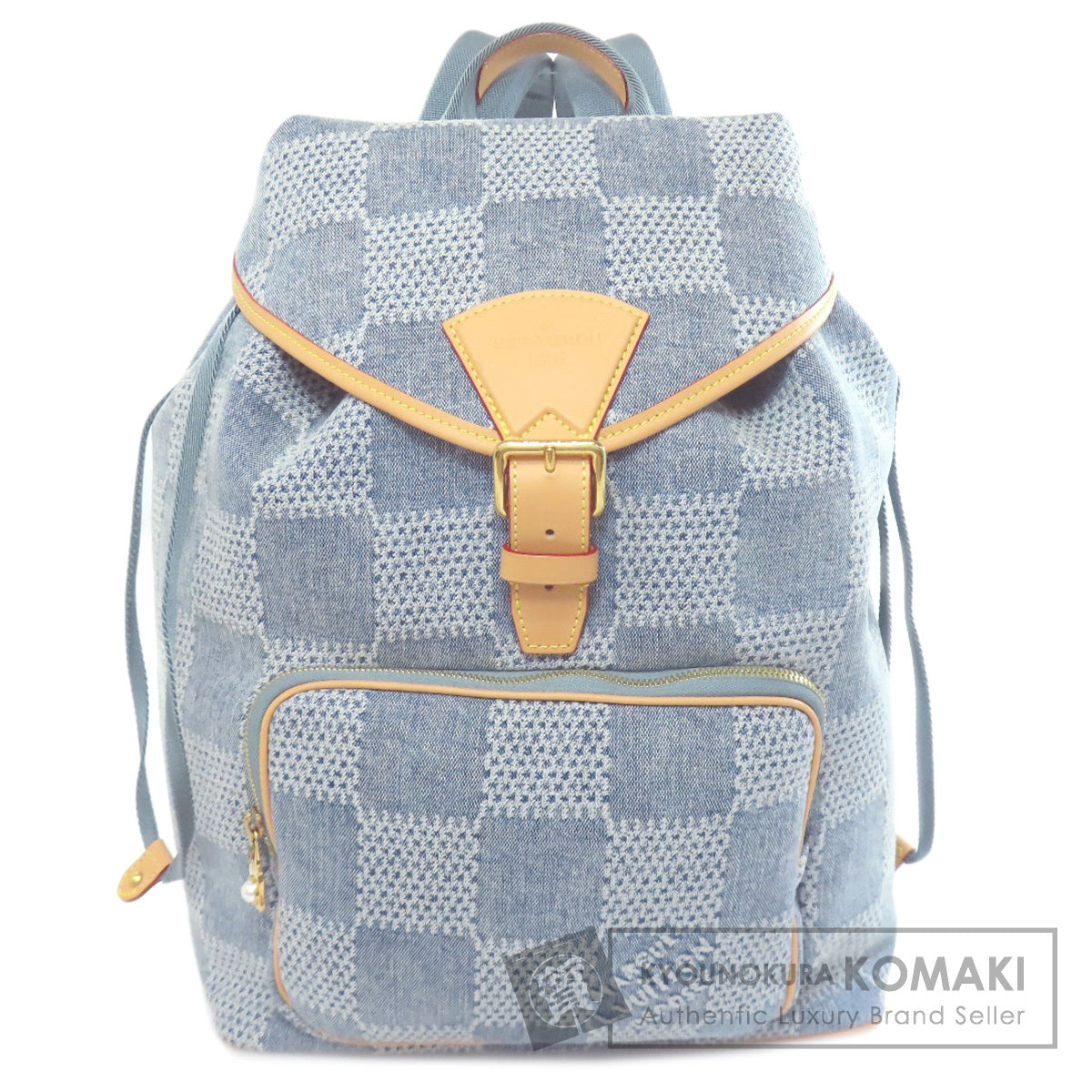 LOUIS VUITTON ルイヴィトン N40708 24AW モンスリ 3D リュック・デイパック デニム レディース 中古