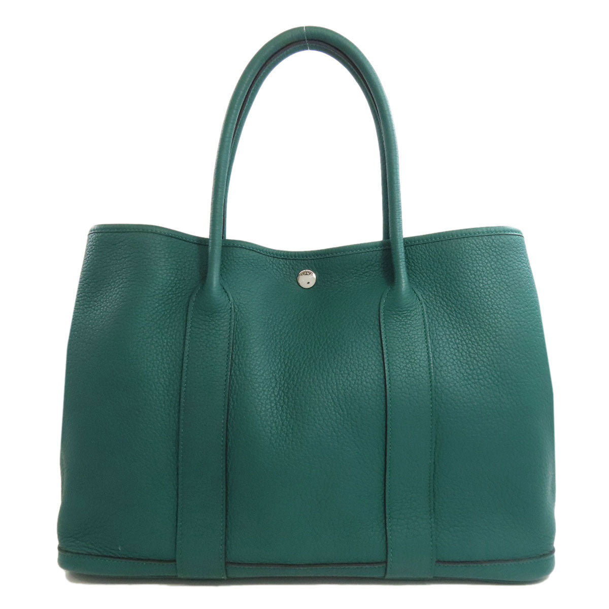 HERMES エルメス ガーデンパーティPM マカライト シルバー金具 トートバッグ ネゴンダ レディース 中古