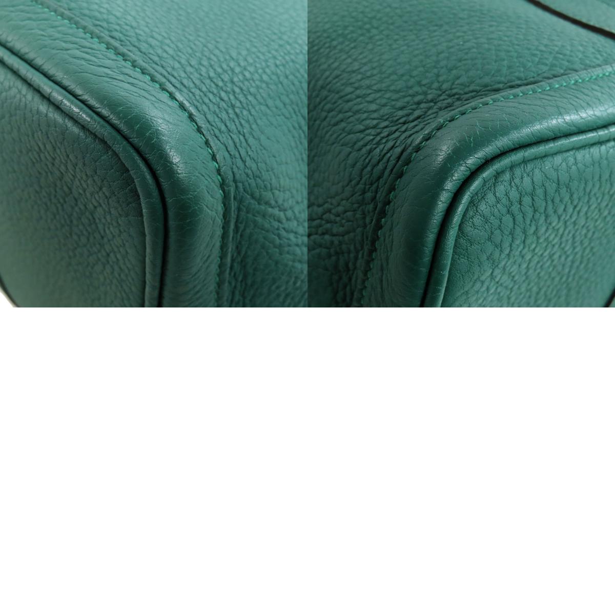 HERMES エルメス ガーデンパーティPM マカライト シルバー金具 トートバッグ ネゴンダ レディース 中古