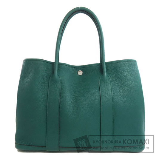 HERMES エルメス ガーデンパーティPM マカライト シルバー金具 トートバッグ ネゴンダ レディース 中古