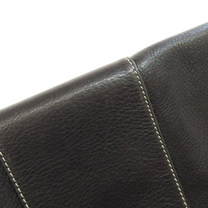 CHRISTIAN DIOR クリスチャンディオール ロゴ ショルダーバッグ レザー レディース 中古