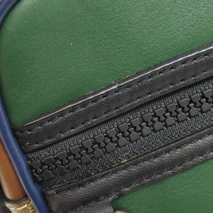 COACH コーチ C0821 ミッキーコラボ ショルダーバッグ レザー レディース 中古