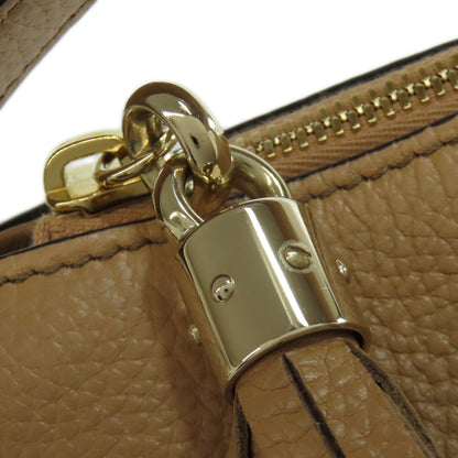 GUCCI グッチ 536194 アウトレット ワンショルダー インターロッキングG トートバッグ レザー レディース 中古