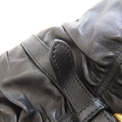 PRADA プラダ 2WAY ハンドバッグ ラムスキン レディース 中古