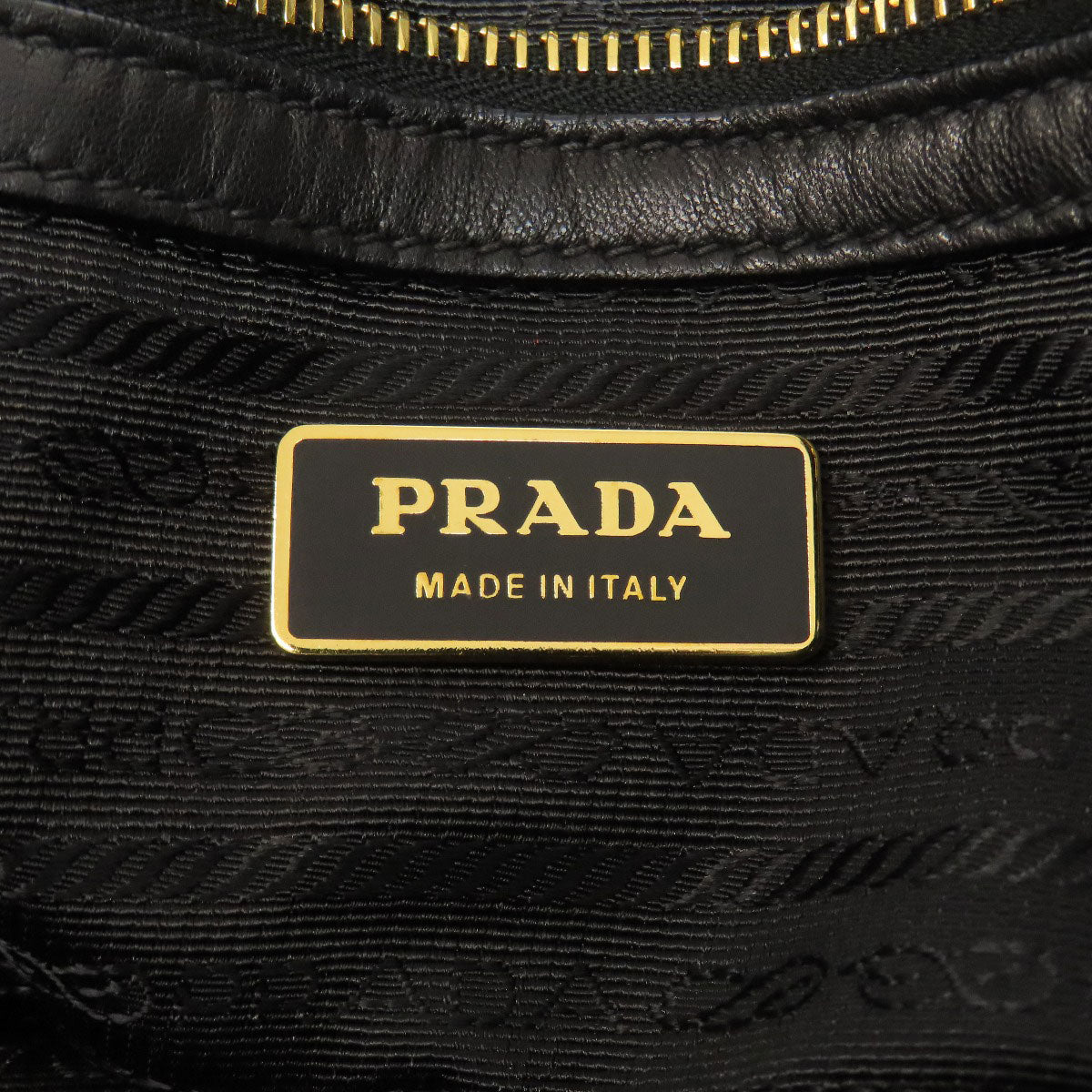 PRADA プラダ 2WAY ハンドバッグ ラムスキン レディース 中古