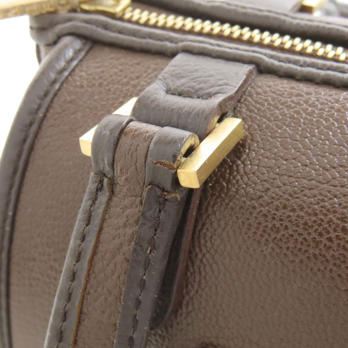 DELVAUX デルヴォー アストリッド ミニボストン ハンドバッグ レザー レディース 中古