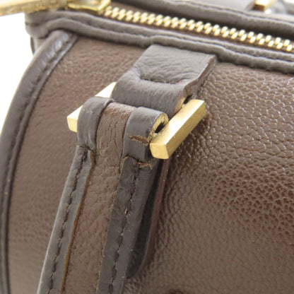 DELVAUX デルヴォー アストリッド ミニボストン ハンドバッグ レザー レディース 中古