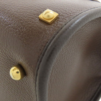 DELVAUX デルヴォー アストリッド ミニボストン ハンドバッグ レザー レディース 中古