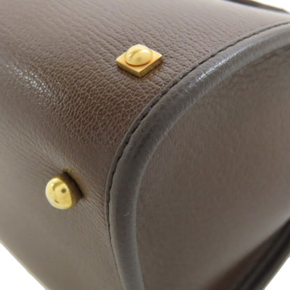 DELVAUX デルヴォー アストリッド ミニボストン ハンドバッグ レザー レディース 中古