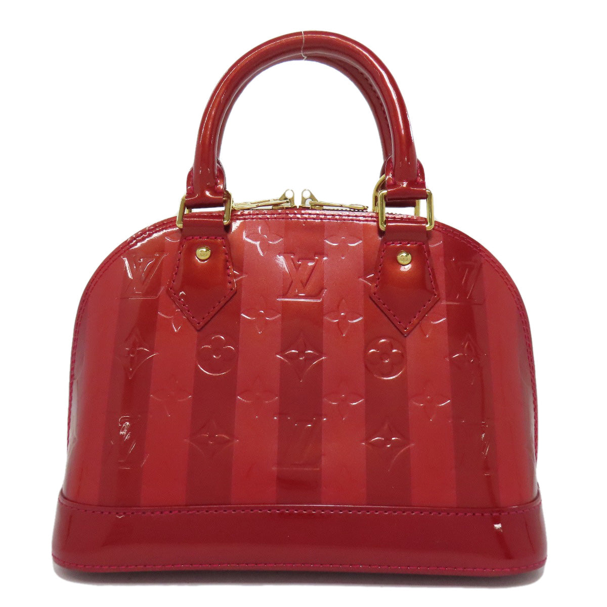 LOUIS VUITTON ルイヴィトン M91593 アルマBB レイユール ハンドバッグ ヴェルニ レディース 中古