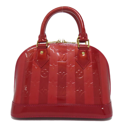 LOUIS VUITTON ルイヴィトン M91593 アルマBB レイユール ハンドバッグ ヴェルニ レディース 中古