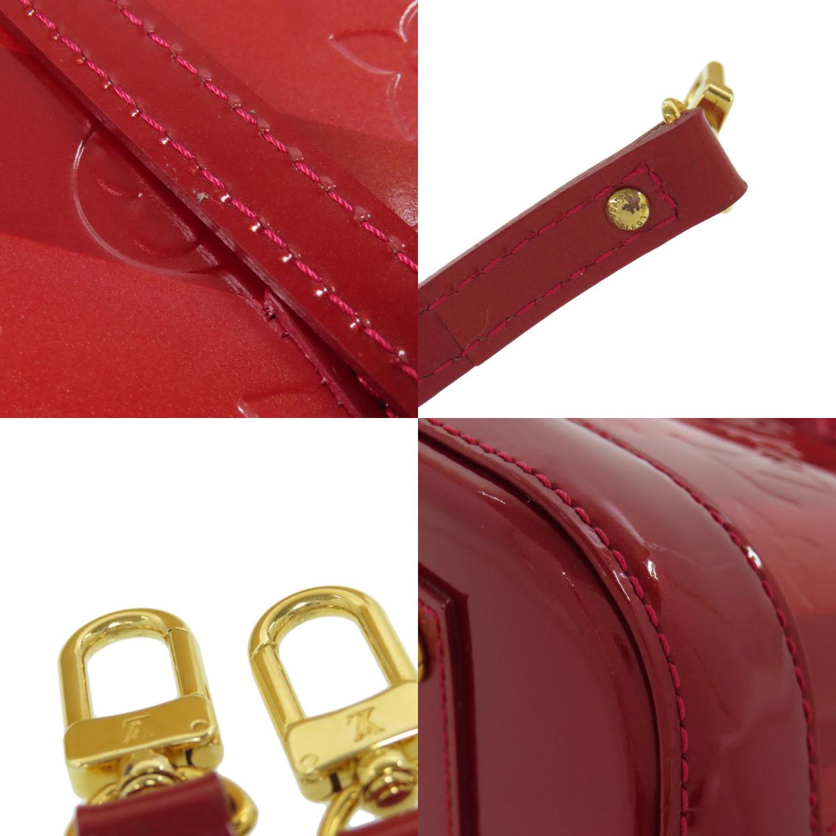 LOUIS VUITTON ルイヴィトン M91593 アルマBB レイユール ハンドバッグ ヴェルニ レディース 中古