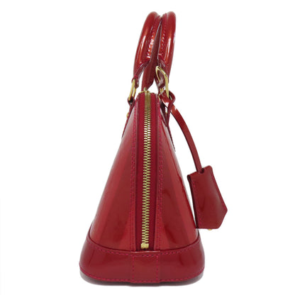 LOUIS VUITTON ルイヴィトン M91593 アルマBB レイユール ハンドバッグ ヴェルニ レディース 中古