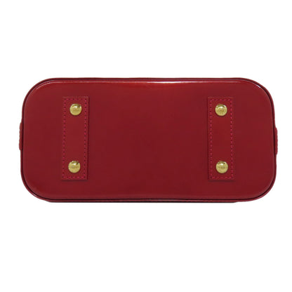 LOUIS VUITTON ルイヴィトン M91593 アルマBB レイユール ハンドバッグ ヴェルニ レディース 中古