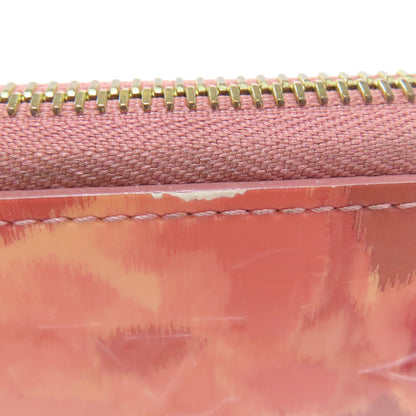 LOUIS VUITTON ルイヴィトン M90020 ジッピー・ウォレット 旧 イカットフラワー 長財布（小銭入れあり） ヴェルニ レディース 中古