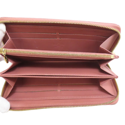 LOUIS VUITTON ルイヴィトン M90020 ジッピー・ウォレット 旧 イカットフラワー 長財布（小銭入れあり） ヴェルニ レディース 中古